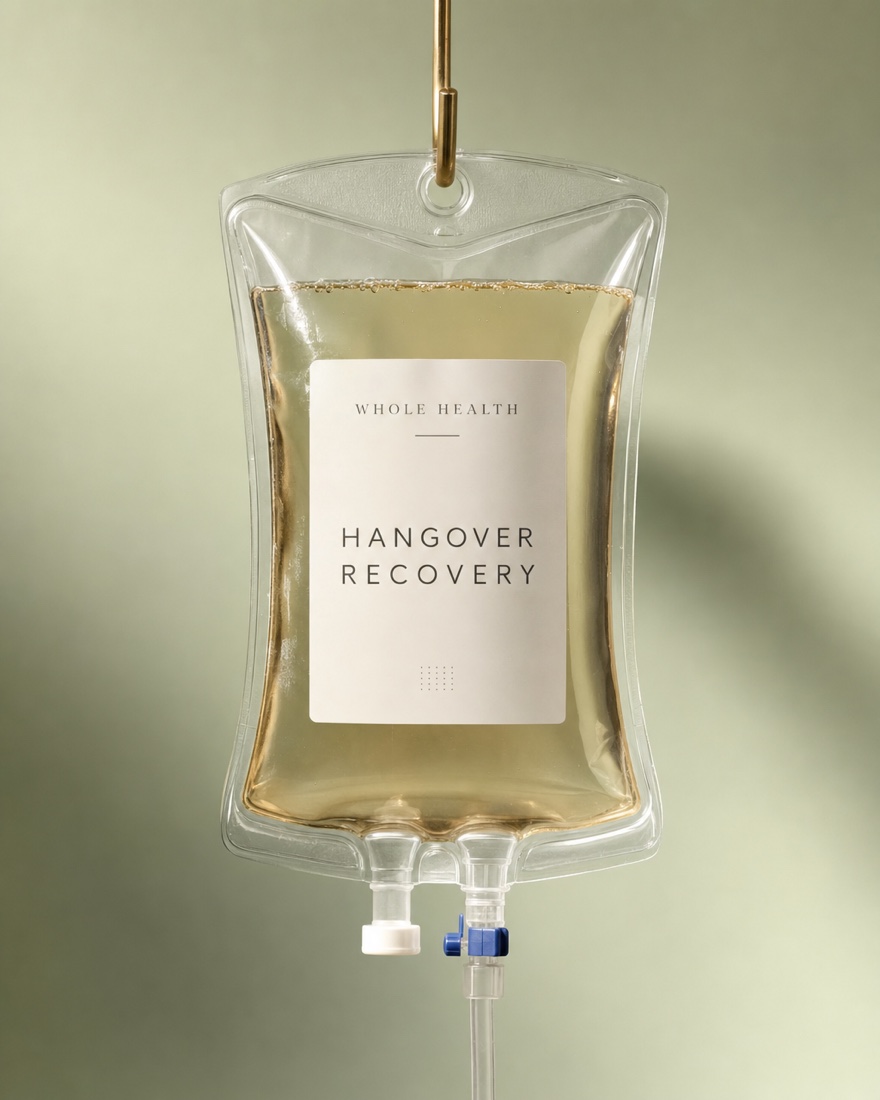 Whole Health Hangover Recovery IV drip