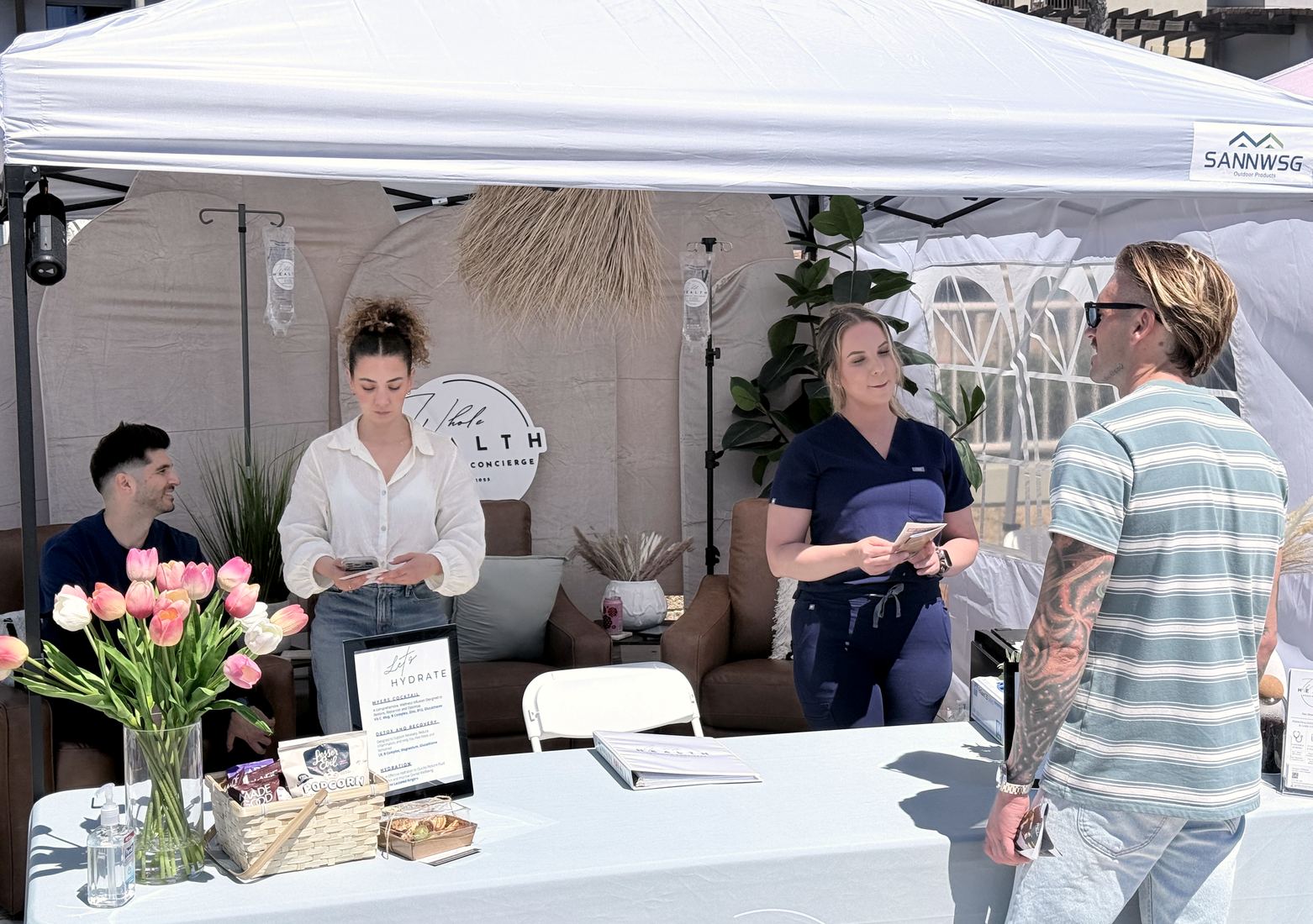 Check-in · Huntington Beach — WholeHealth Hydration event IV therapy